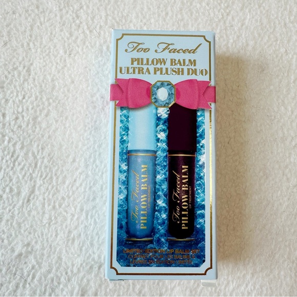 Too Faced Other - Too Faced NIB Pillow Balm Ultra Plush Lip Gloss Duo Limited Edition Set